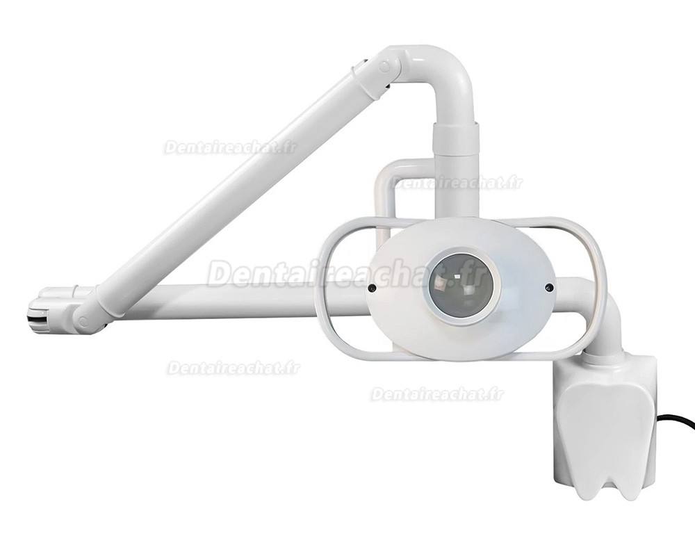 Lampe d'examen ORL dentaire (murale) avec bras articul&eacute;